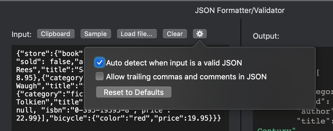 DevUtils.app: JSON Formatter/Validator macOS app